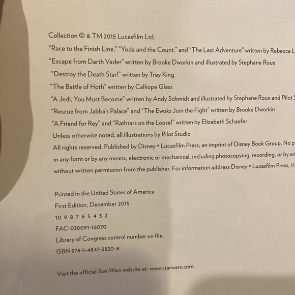 5 Minute Star Wars Stories Hardcover Book - Picture 5 of 7